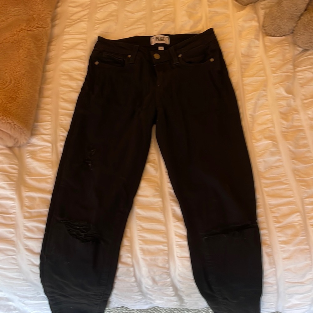 Paige black jeans size 25